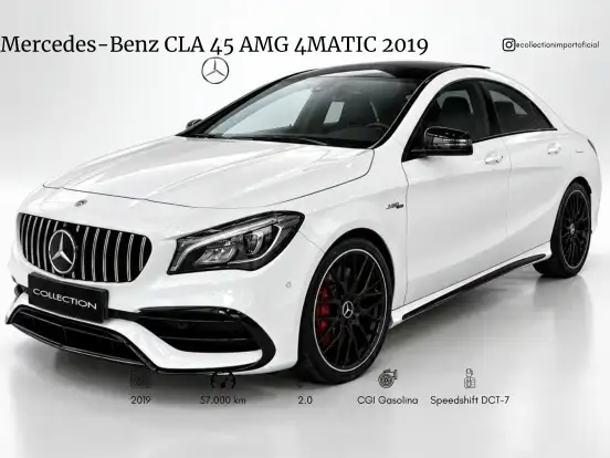 MERCEDES-BENZ-CLA 45 AMG-2.0 CGI GASOLINA 4MATIC SPEEDSHIFT MERCEDES-BENZ-CLA 45 AMG-2018