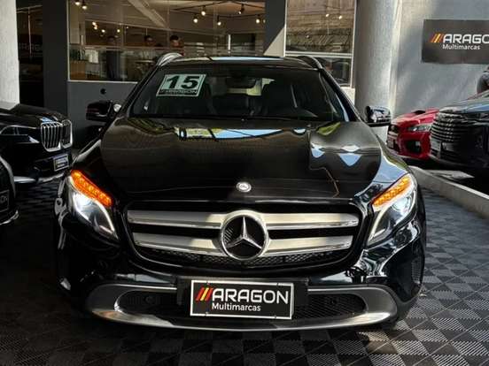 MERCEDES-BENZ-GLA 200-1.6 CGI VISION BLACK EDITION 16V TURBO GASOLINA 4P AUTOMÁTICO MERCEDES-BENZ-GLA 200-2015