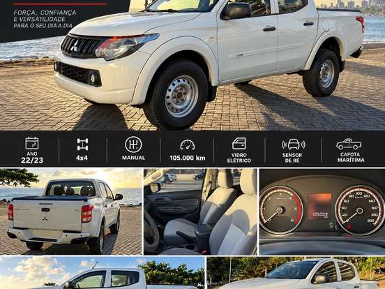 MITSUBISHI-L200 TRITON-2.4 16V TURBO DIESEL GL CD 4X4 MANUAL MITSUBISHI-L200 TRITON-2022