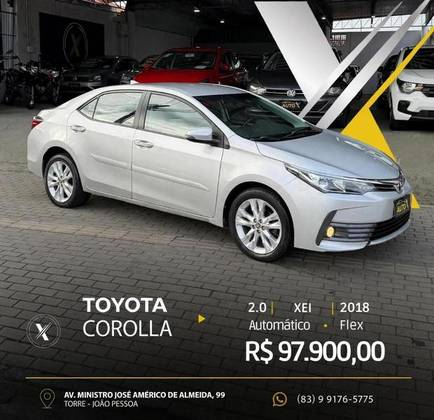 TOYOTA COROLLA 1.8 GLI 16V FLEX 4P AUTOMÁTICO