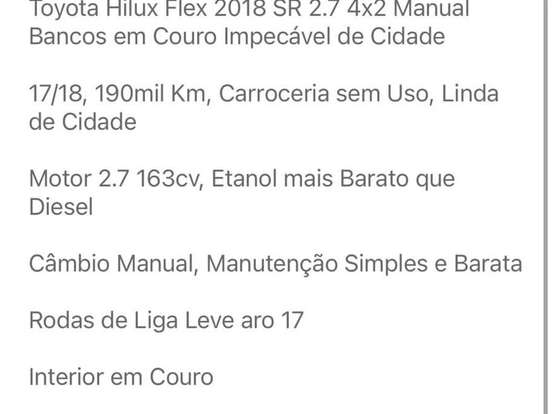 TOYOTA-HILUX-2.7 SR 4X2 CD 16V FLEX 4P MANUAL TOYOTA-HILUX-2017