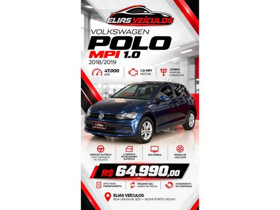 VOLKSWAGEN-POLO-1.0 MPI TOTAL FLEX MANUAL VOLKSWAGEN-POLO-2018