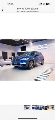 BMW-X3-2.0 16V GASOLINA X LINE XDRIVE30I STEPTRONIC BMW-X3-2017