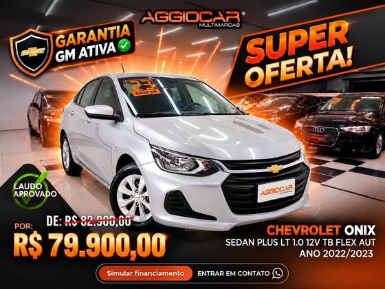 CHEVROLET ONIX 1.0 TURBO FLEX PLUS LT AUTOMÁTICO