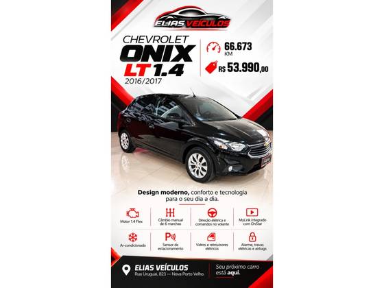 CHEVROLET ONIX 1.4 MPFI LT 8V FLEX 4P MANUAL