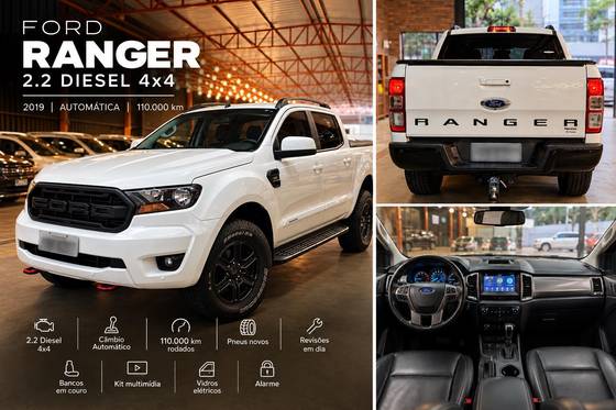 FORD RANGER 2.2 XLS 4X4 CD 16V DIESEL 4P AUTOMÁTICO