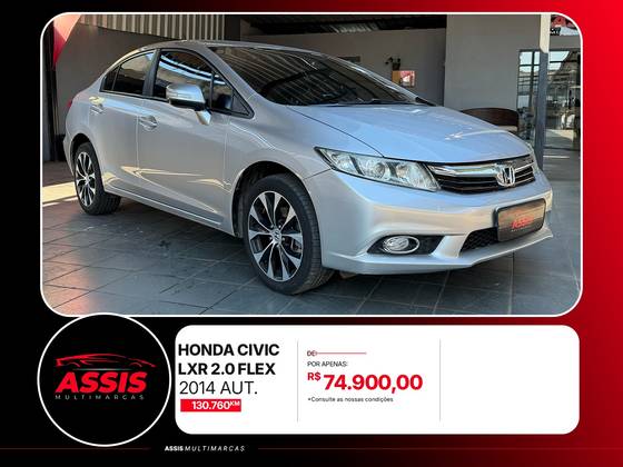 HONDA CIVIC 2.0 LXR 16V FLEX 4P AUTOMÁTICO