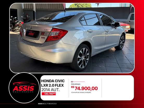 HONDA-CIVIC-2.0 LXR 16V FLEX 4P AUTOMÁTICO HONDA-CIVIC-2014