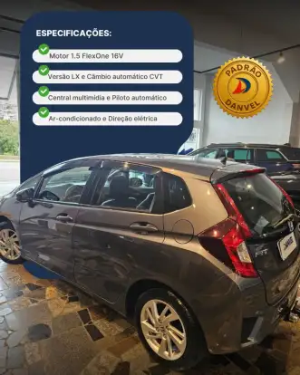 HONDA-FIT-1.5 LX 16V FLEX 4P AUTOMÁTICO HONDA-FIT-2014