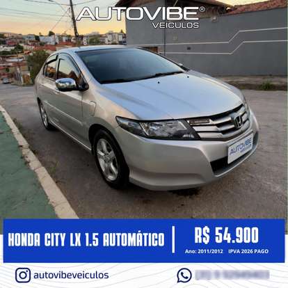 HONDA-CITY-1.5 LX 16V FLEX 4P AUTOMÁTICO HONDA-CITY-2011