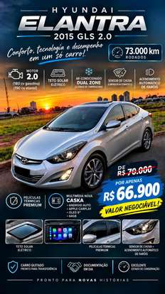 HYUNDAI-ELANTRA-2.0 GLS 16V FLEX 4P AUTOMÁTICO HYUNDAI-ELANTRA-2014