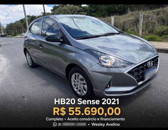HYUNDAI HB20 1.0 12V FLEX SENSE MANUAL