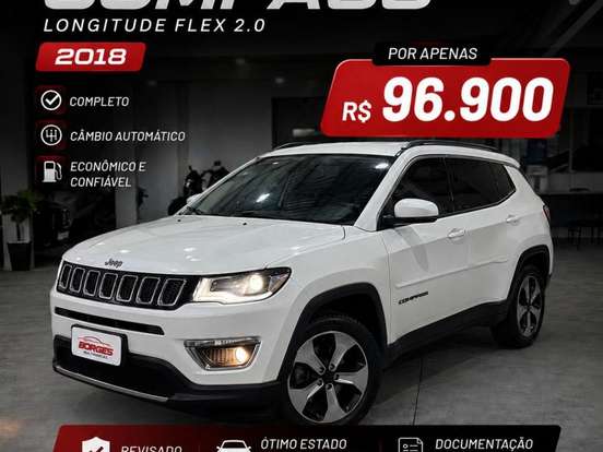 JEEP-COMPASS-2.0 16V FLEX LONGITUDE AUTOMÁTICO JEEP-COMPASS-2018