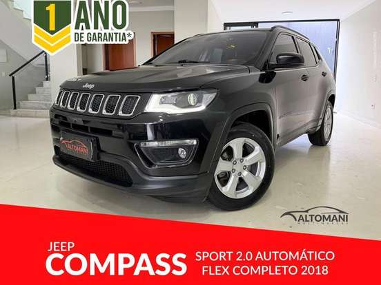 JEEP-COMPASS-2.0 16V FLEX SPORT AUTOMÁTICO JEEP-COMPASS-2018