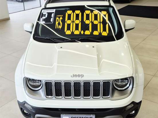 JEEP-RENEGADE-1.8 16V FLEX LIMITED 4P AUTOMÁTICO JEEP-RENEGADE-2020