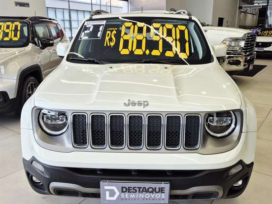 JEEP-RENEGADE-1.8 16V FLEX LIMITED 4P AUTOMÁTICO JEEP-RENEGADE-2020