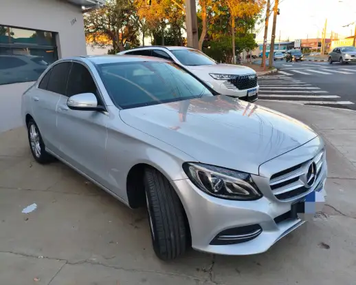 MERCEDES-BENZ-C 180-1.6 CGI 16V TURBO GASOLINA 4P AUTOMÁTICO MERCEDES-BENZ-C 180-2015