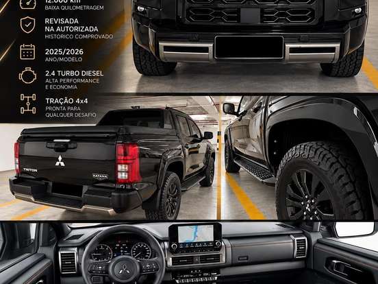 MITSUBISHI-TRITON-2.4 BITURBO DIESEL CD KATANA 4X4 AUTOMÁTICO MITSUBISHI-TRITON-2025