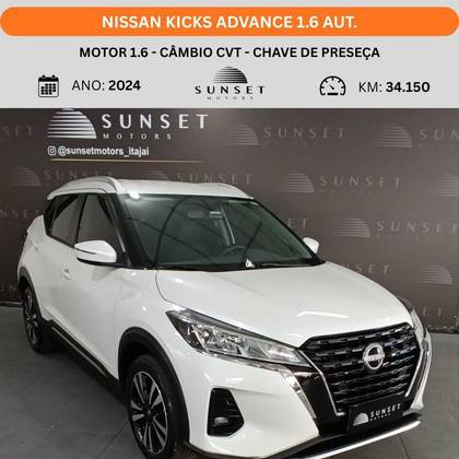 NISSAN KICKS 1.6 16V FLEXSTART ADVANCE XTRONIC