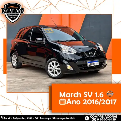 NISSAN MARCH 1.6 SV 16V FLEX 4P MANUAL