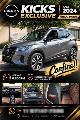 NISSAN KICKS 1.6 16V FLEXSTART EXCLUSIVE XTRONIC