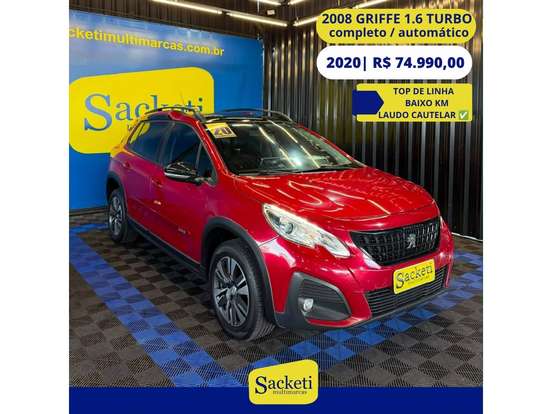 PEUGEOT-2008-1.6 16V THP FLEX GRIFFE 4P AUTOMÁTICO PEUGEOT-2008-2020