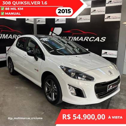 PEUGEOT 308 1.6 QUICKSILVER 16V FLEX 4P MANUAL