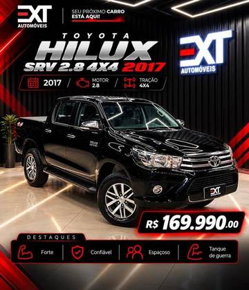 TOYOTA HILUX 2.7 SR 4X2 CD 16V FLEX 4P AUTOMÁTICO