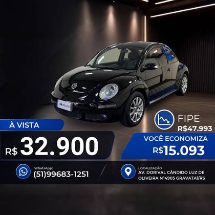 VOLKSWAGEN NEW BEETLE 2.0 MI 8V GASOLINA 2P AUTOMÁTICO