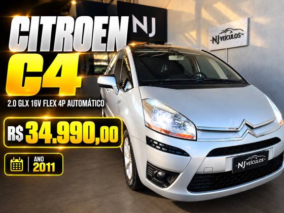 CITROËN C4 2.0 GLX 16V FLEX 4P AUTOMÁTICO