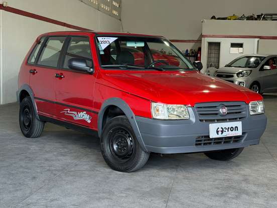 FIAT-UNO-1.0 MPI MILLE WAY ECONOMY 8V FLEX 4P MANUAL FIAT-UNO-2013