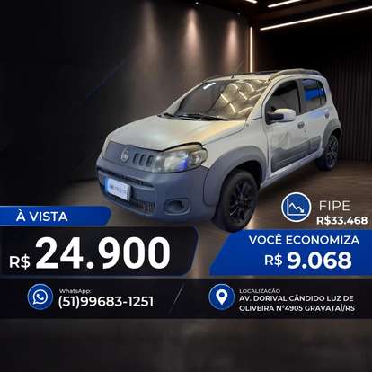 FIAT-UNO-1.4 EVO WAY 8V FLEX 4P MANUAL FIAT-UNO-2011