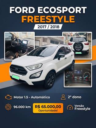 FORD ECOSPORT 1.5 TI-VCT FLEX FREESTYLE AUTOMÁTICO