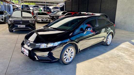HONDA-CIVIC-1.8 LXS 16V FLEX 4P AUTOMÁTICO HONDA-CIVIC-2013