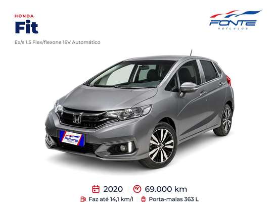 HONDA-FIT-1.5 EX 16V FLEX 4P AUTOMÁTICO HONDA-FIT-2020