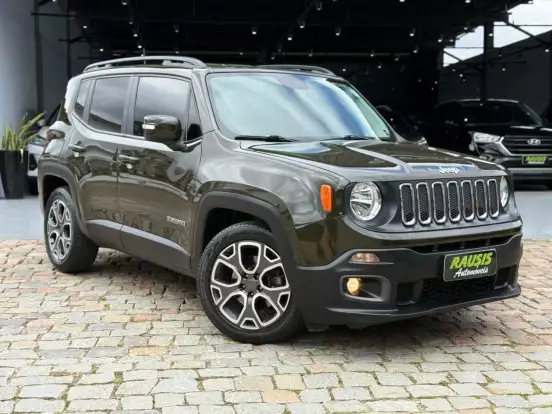 JEEP-RENEGADE-1.8 16V FLEX LONGITUDE 4P AUTOMÁTICO JEEP-RENEGADE-2018