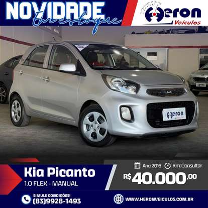 KIA-PICANTO-1.0 EX 12V FLEX 4P MANUAL KIA-PICANTO-2015