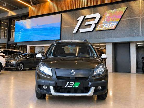 RENAULT-SANDERO-1.6 STEPWAY 16V FLEX 4P AUTOMÁTICO RENAULT-SANDERO-2012