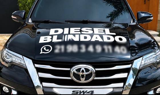 TOYOTA HILUX SW4 2.8 SRX DIAMOND 4X4 7 LUGARES 16V TURBO INTERCOOLER DIESEL 4P AUTOMÁTICO