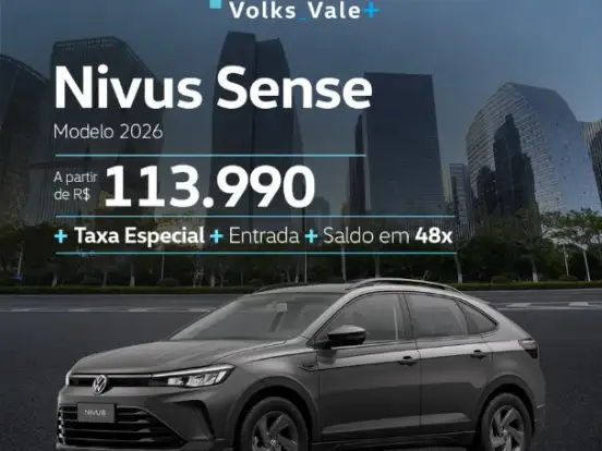 VOLKSWAGEN-NIVUS-1.0 200 TSI TOTAL FLEX SENSE AUTOMÁTICO VOLKSWAGEN-NIVUS-2026