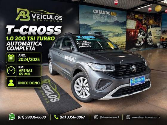 VOLKSWAGEN T-CROSS 1.0 200 TSI TOTAL FLEX AUTOMÁTICO
