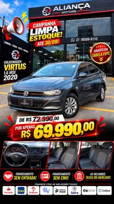 VOLKSWAGEN VIRTUS 1.0 200 TSI COMFORTLINE AUTOMÁTICO