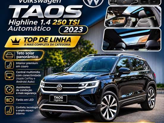 VOLKSWAGEN-TAOS-1.4 250 TSI TOTAL FLEX HIGHLINE AUTOMÁTICO VOLKSWAGEN-TAOS-2023