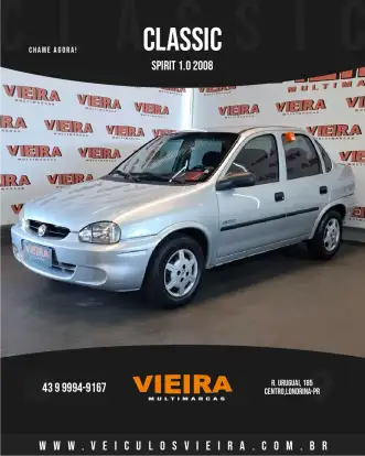 CHEVROLET-CLASSIC-1.0 MPFI SPIRIT 8V FLEX 4P MANUAL CHEVROLET-CLASSIC-2007