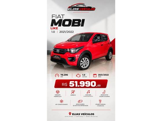 FIAT MOBI 1.0 EVO FLEX LIKE. MANUAL