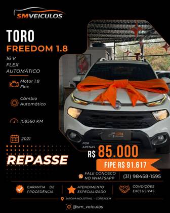 FIAT TORO 1.8 16V EVO FLEX FREEDOM AT6
