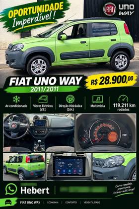 FIAT UNO 1.0 WAY 8V FLEX 4P MANUAL