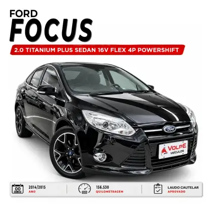 FORD FOCUS 2.0 TITANIUM SEDAN 16V FLEX 4P AUTOMÁTICO
