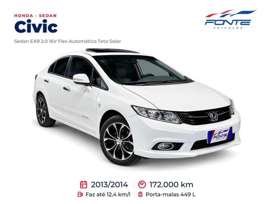 HONDA-CIVIC-2.0 EXR 16V FLEX 4P AUTOMÁTICO HONDA-CIVIC-2013