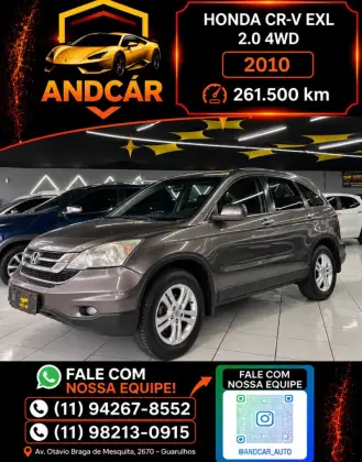 HONDA CRV 2.0 EXL 4X4 16V GASOLINA 4P AUTOMÁTICO